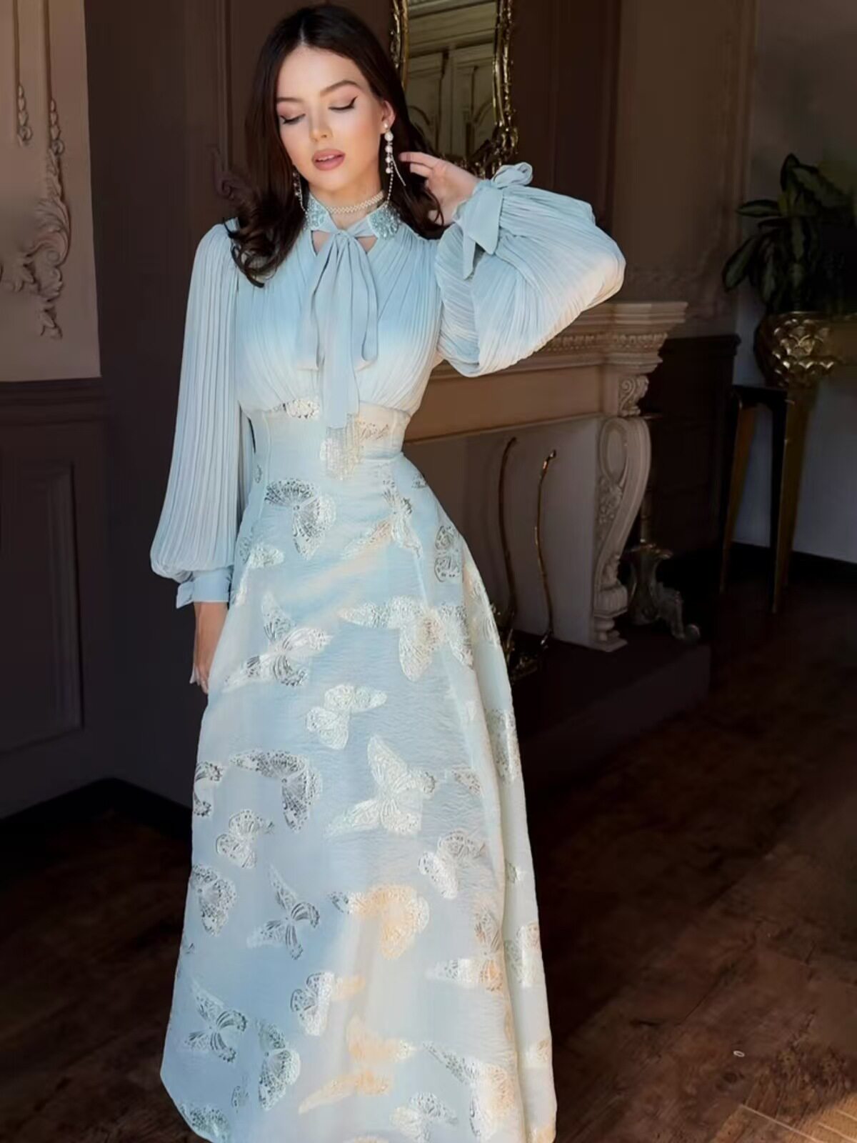ZEYRIVA Butterfly Dress