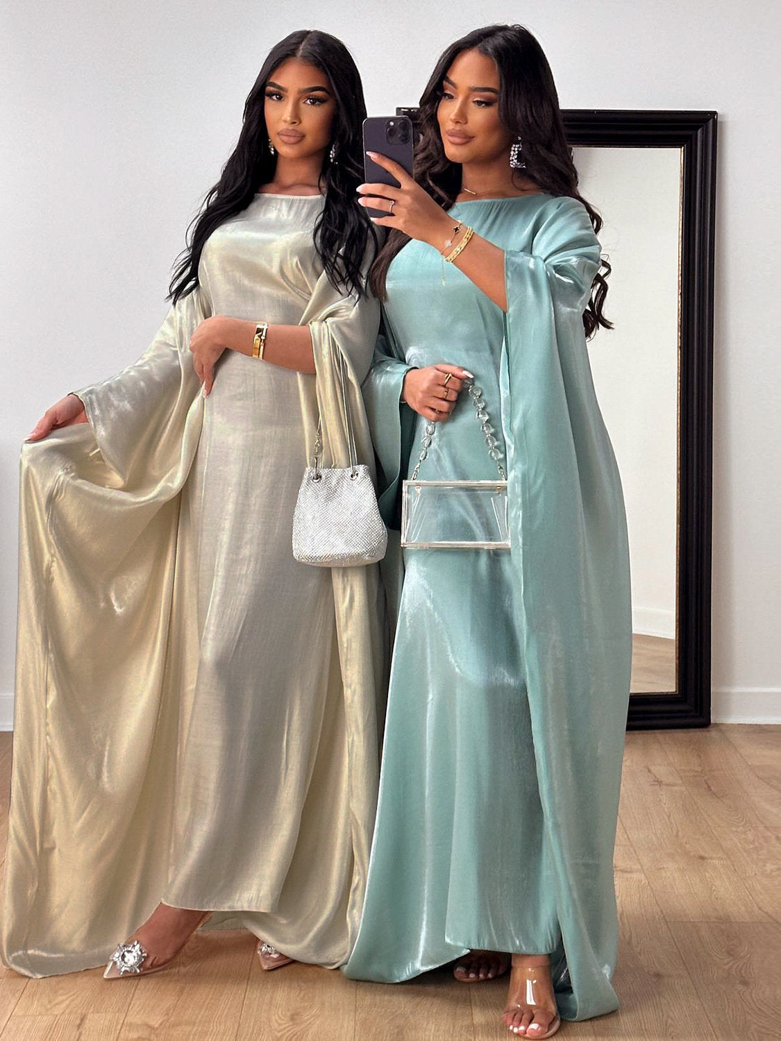 ZEYRIVA Midnight Glow Dress