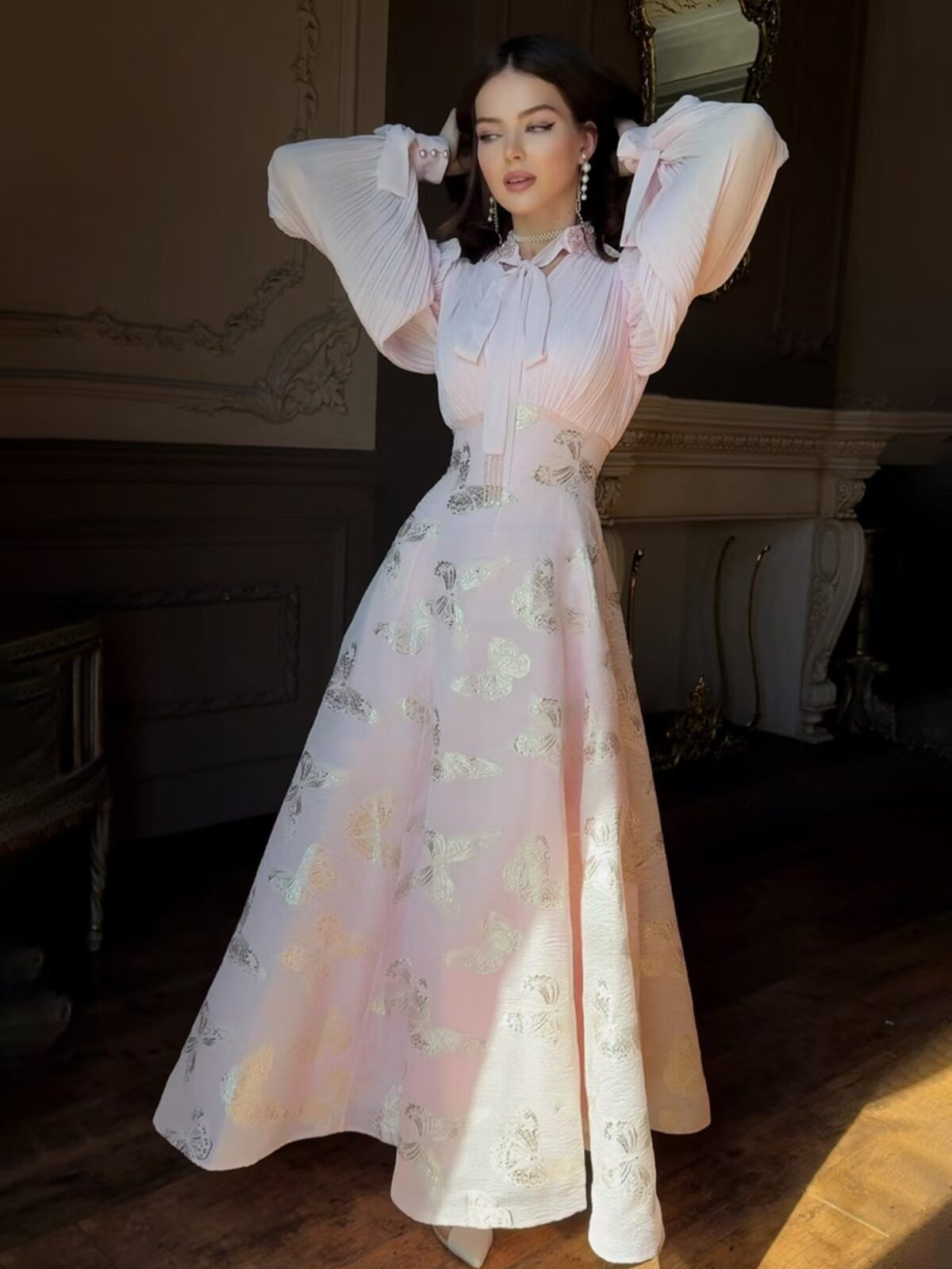 ZEYRIVA Butterfly Dress